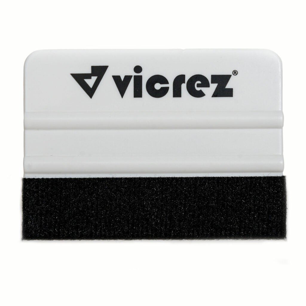 Vicrez Vinyl Wrap 5 Pieces White Felt Soft Squeegee vzt116