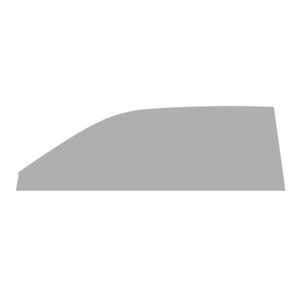 Vicrez Window Tint Pre-Cut Front Roll-up, Passenger Side vwt10016 | 5% - Dark | Dodge Challenger Coupe 2008-2015