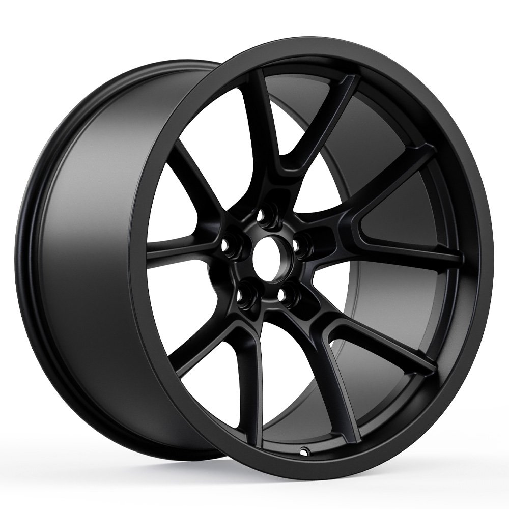 Redeye Demon Style Matte Black Wheel (20" x 10.5", -9 Offset, 5x115 Bolt Pattern, 71.6 mm Hub)