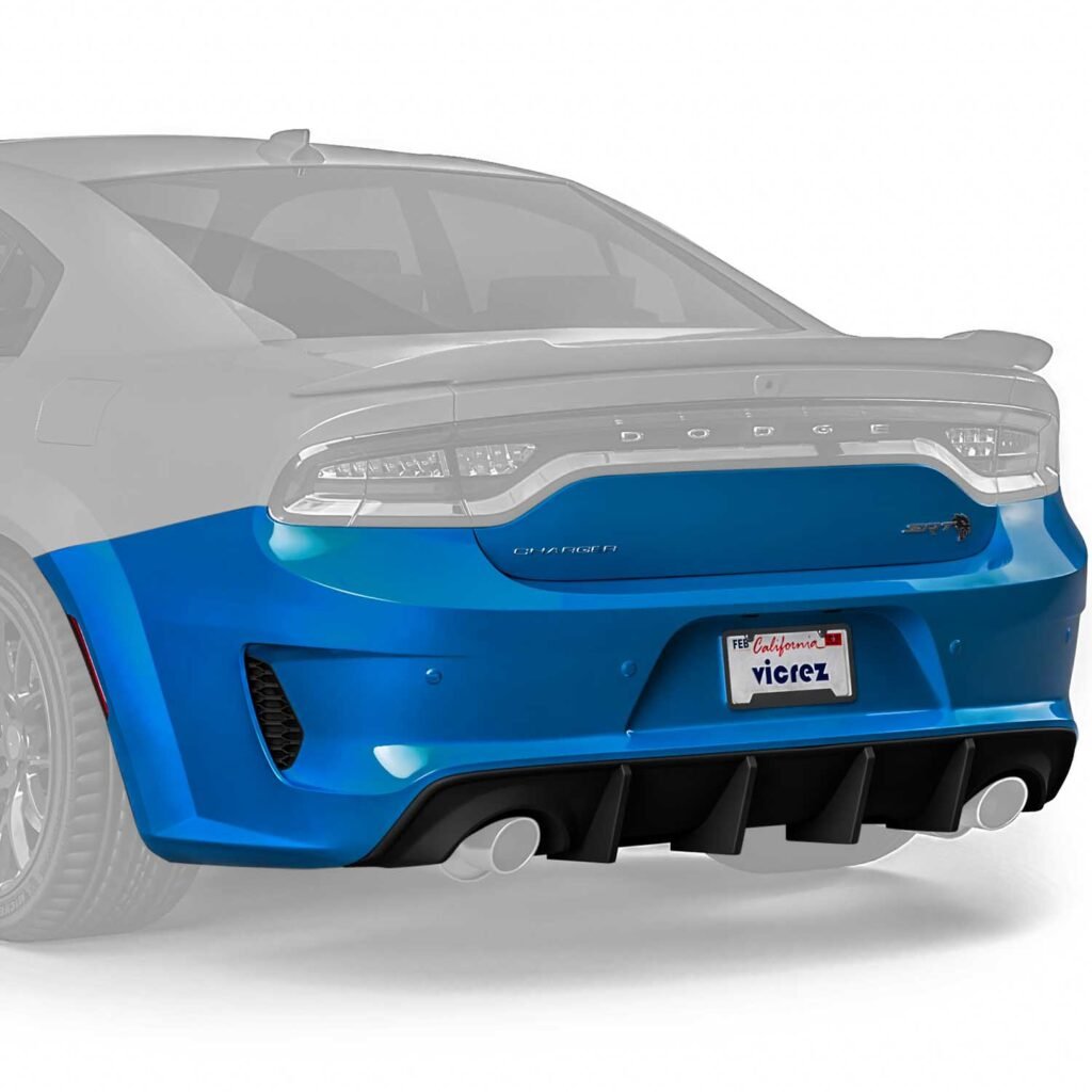 Vicrez 2020 Widebody Rear Bumper SRT Hellcat Style | Dodge Charger 2015-2023