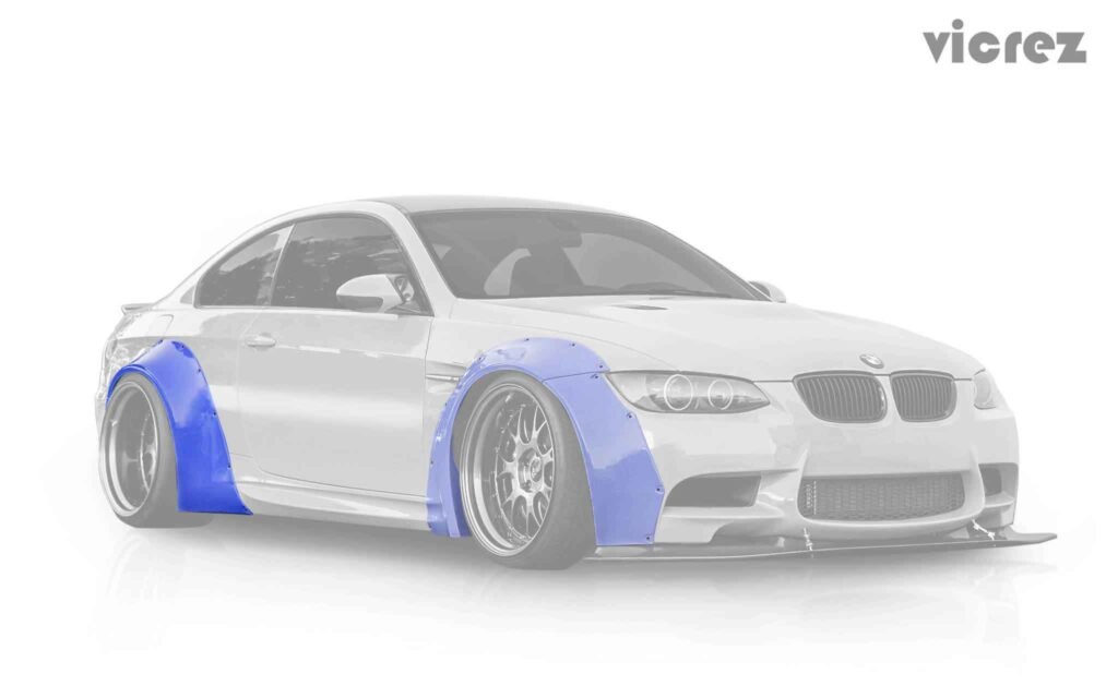 Vicrez VZ WideBody Fender Flares Kit | BMW 3 Series/ M3 E92 E93 2007-2013