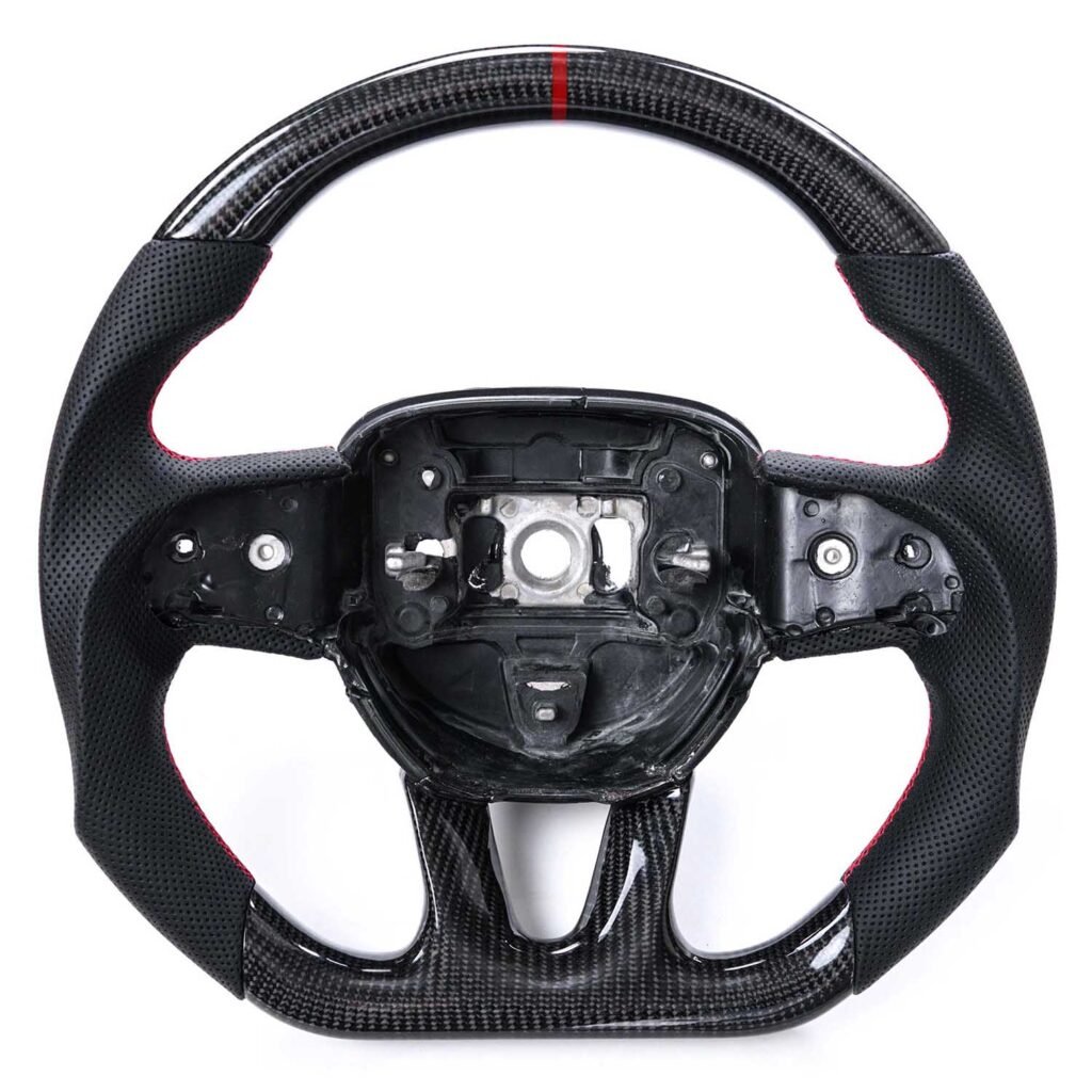Vicrez OEM Carbon Fiber Steering Wheel vz101784-DL | Dodge Challenger 2015-2023
