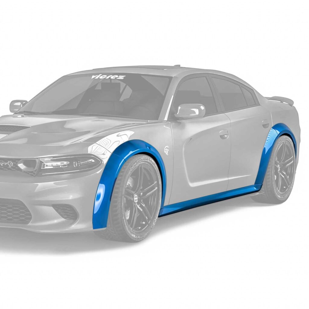 Vicrez Demon Wide body Fender Flares + Side Skirts | Dodge Charger 2015-2023