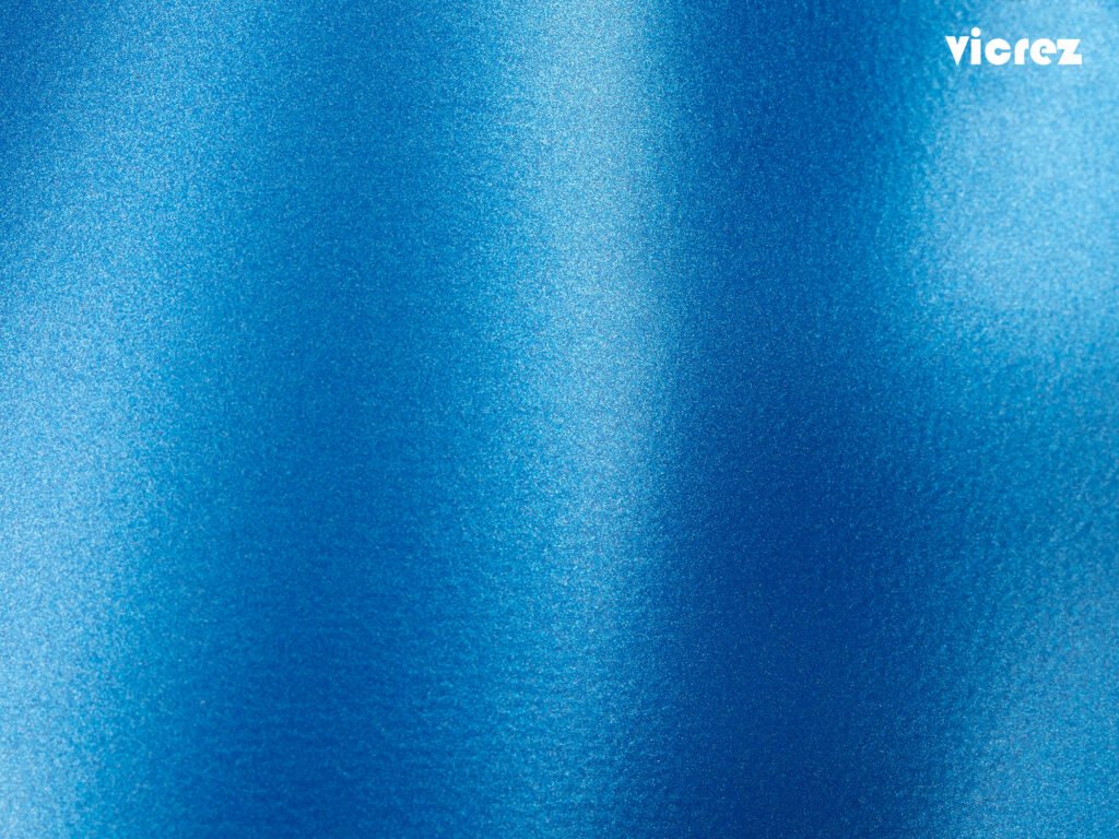 Vicrez Vinyl Car Wrap Film vzv10130 Satin Metallic Jazz Blue 5ft x 60ft (Full Roll)