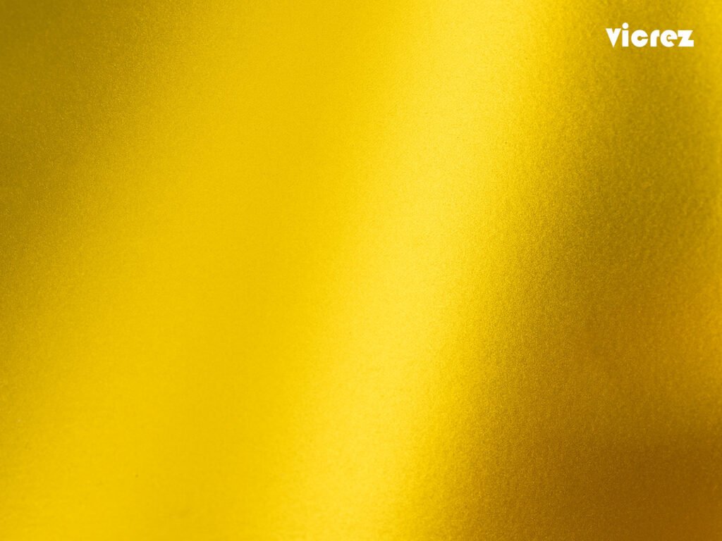 Vicrez Vinyl Car Wrap Film vzv10131 Chrome Satin Gold 5ft x 60ft (Full Roll)