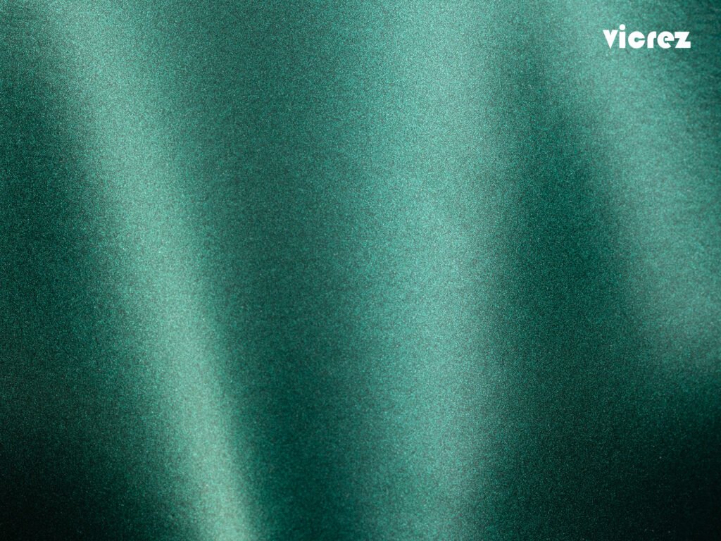 Vicrez Vinyl Car Wrap Film vzv10133 Satin Metallic Emerald Green 5ft x 60ft (Full Roll)